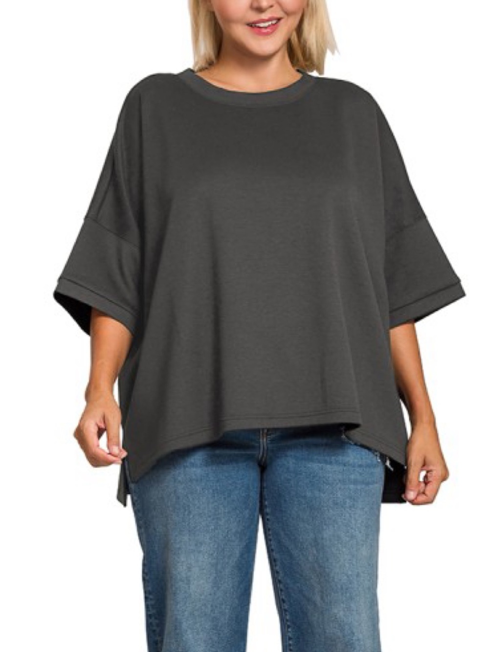 Oversized Women’s Scuba Top